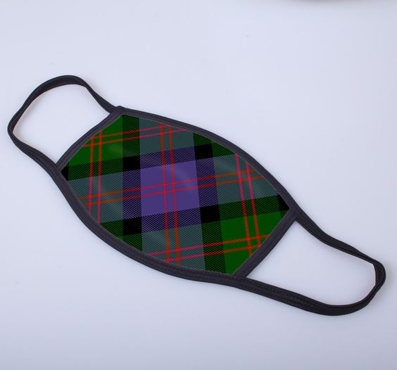 Blair Tartan Printed Face Mask