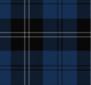 Square Tartan Pin Badge