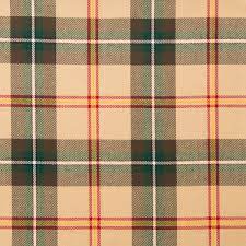 Lightweight Tartan Material 10oz Wool