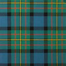 Square Tartan Pin Badge