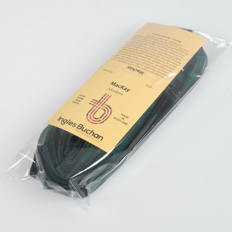 Wool Strip Ribbon in MacKay Modern Tartan - 5 Strips, Choose Your Width