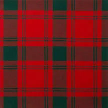 Wool Tartan Tie with Clan Crest Clip