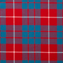 Wool Tartan Tie with Clan Crest Clip