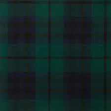 Wool Tartan Tie with Clan Crest Clip