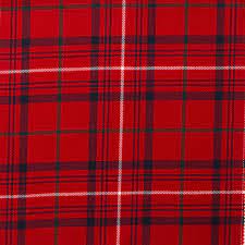 Luxury Tartan Handfasting Ribbon with Embroidery