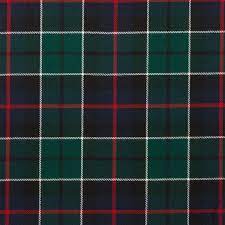 Wool Tartan Tie with Clan Crest Clip