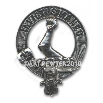 Armstrong Pewter Clan Crest Buckle For Kilt Belts
