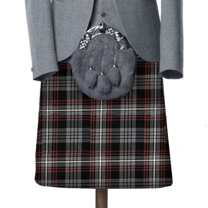 Auld Lang Syne- Grey  Heavyweight Hand Stitched Kilt