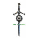 Clan Crest Pewter Kilt Pin with Hay Crest
