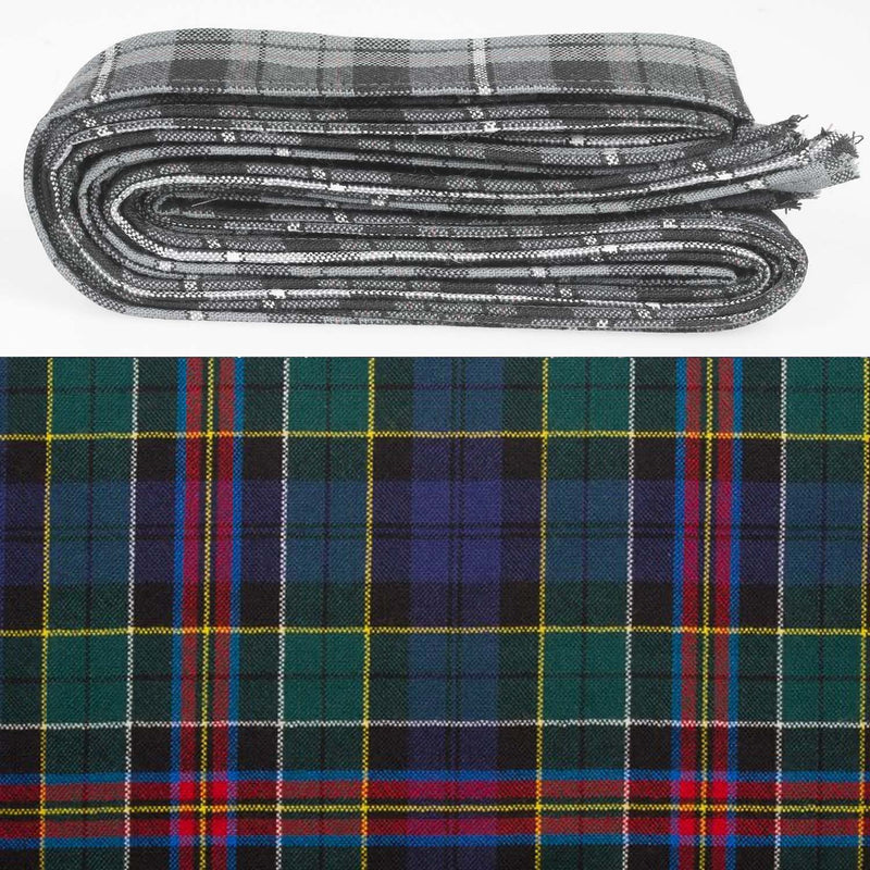 Wool Strip Ribbon in Allison Modern Tartan - 5 Strips, Choose your Width