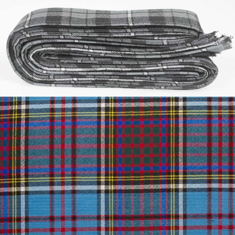 Wool Strip Ribbon in Anderson Modern Tartan - 5 Strips, Choose your Width