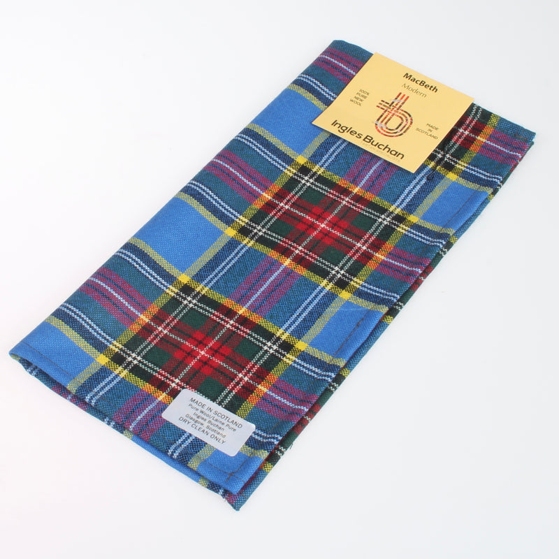 Wool Tartan Pocket Square in MacBeth Modern Tartan