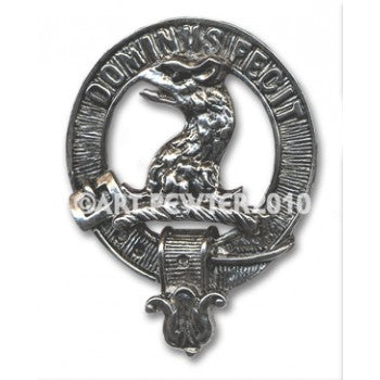 Baird Clan Crest Badge in Pewter