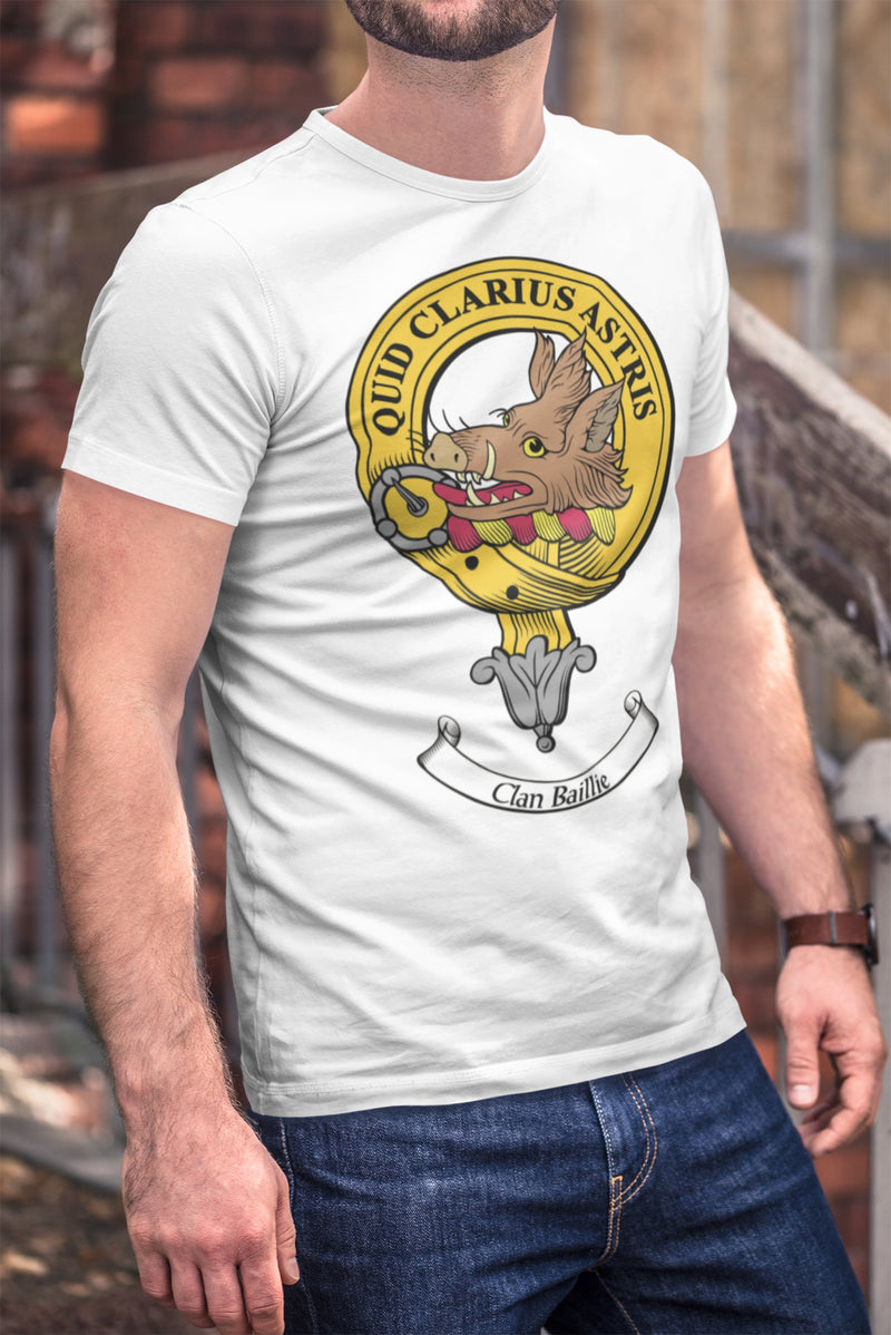 Baillie Clan Crest Gents T Shirt