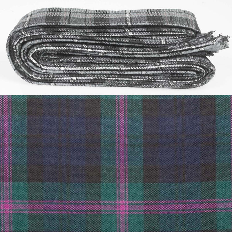 Wool Strip Ribbon in Baird Modern Tartan - 5 Strips, Choose your Width