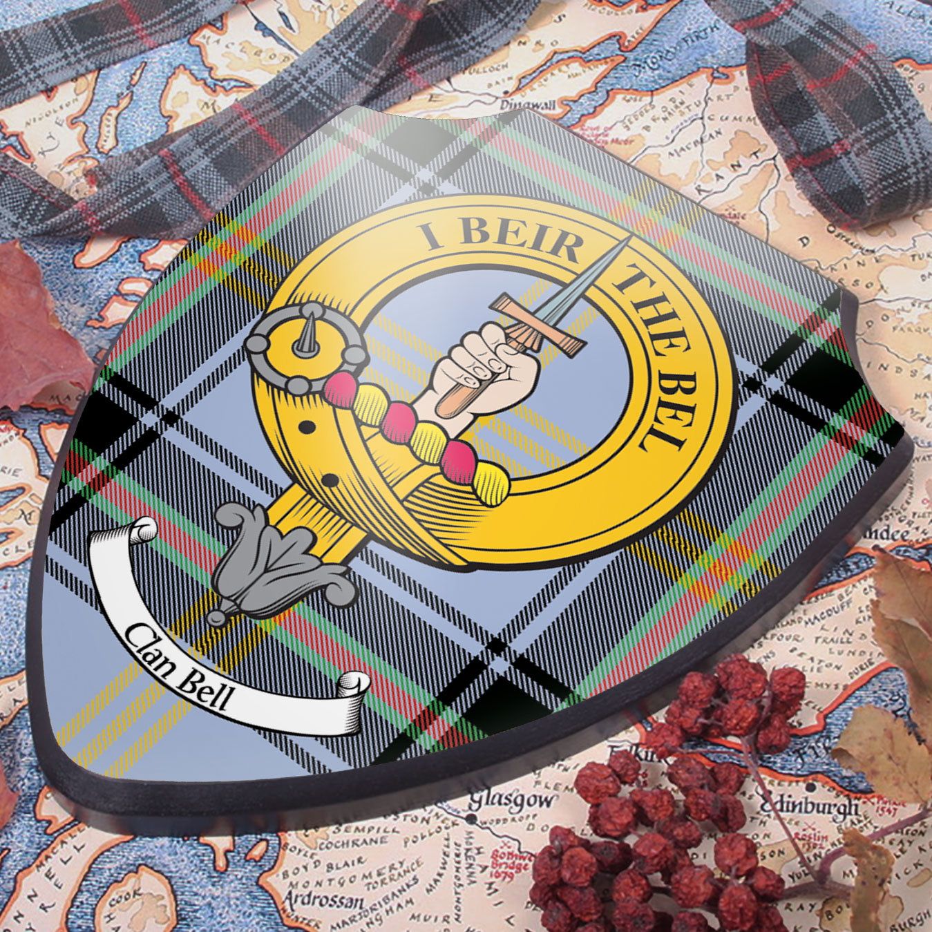 Bell Clan Crest Wall Plaque