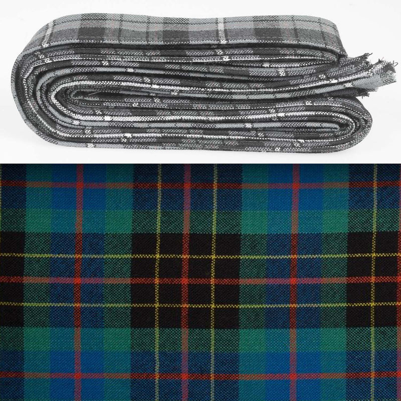 Wool Strip Ribbon in Brodie Hunting Ancient Tartan - 5 Strips, Choose your Width