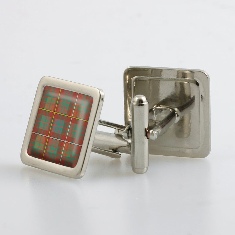 Bruce Ancient Tartan Cufflinks - Choose Your Shape