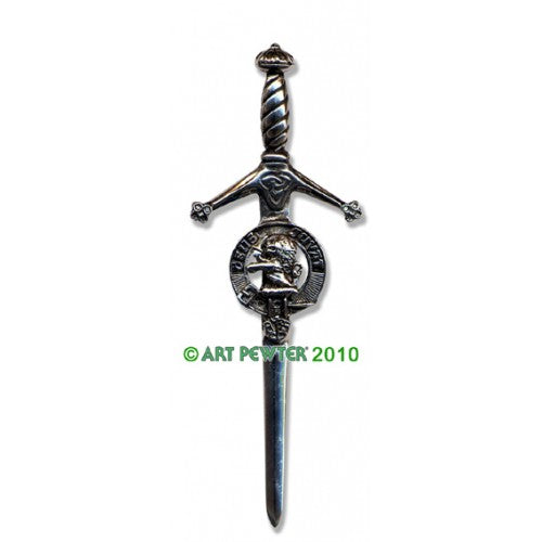 Clan Crest Pewter Kilt Pin with MacDuff Crest