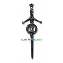 Clan Crest Pewter Kilt Pin with MacInnes Crest