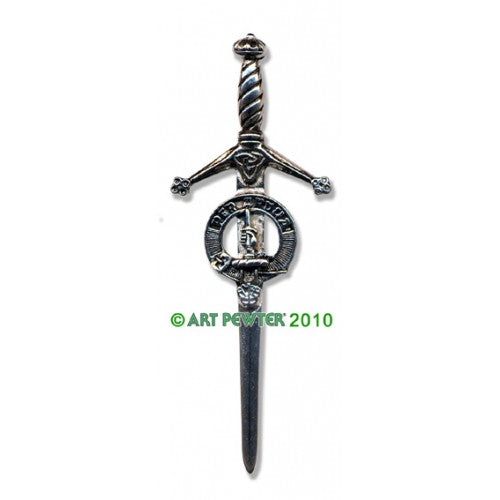 Clan Crest Pewter Kilt Pin with MacIntyre Crest