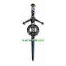 Clan Crest Pewter Kilt Pin with MacNaughton Crest