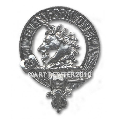 Cunningham Clan Crest Badge in Pewter