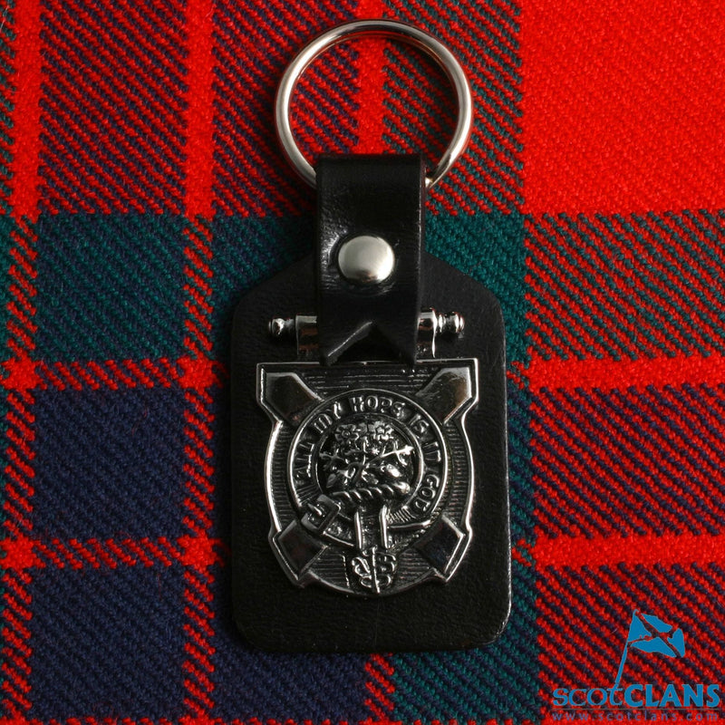Fraser Clan Crest Pewter Key Fob