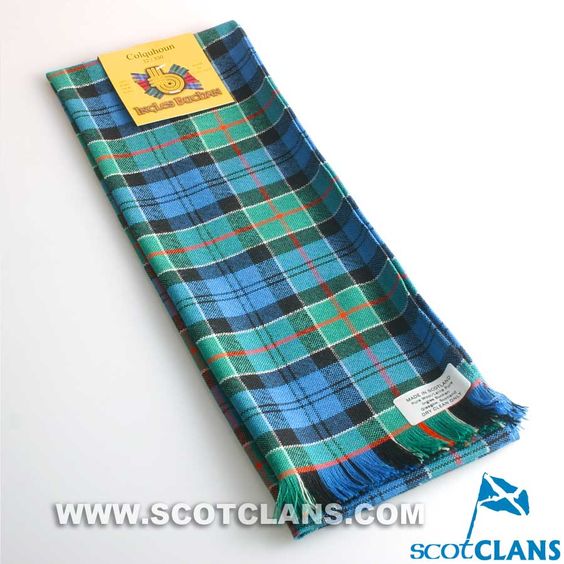 Wool Scarf in Colquhoun Ancient Tartan