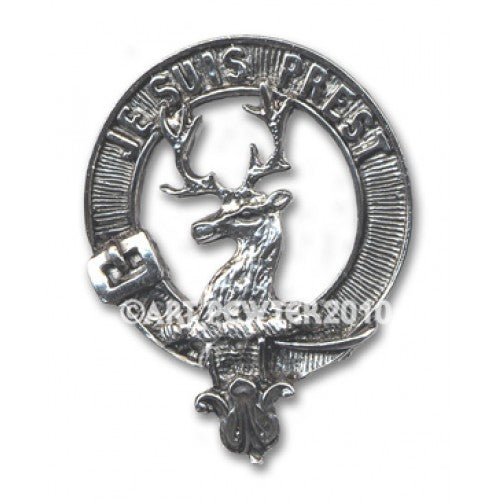 Fraser of Lovat Pewter Clan Crest Buckle For Kilt Belts