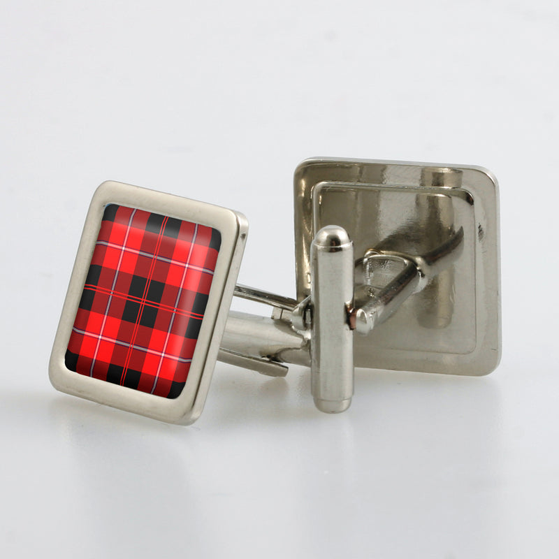 Cunningham Modern Tartan Cufflinks - Choose Your Shape