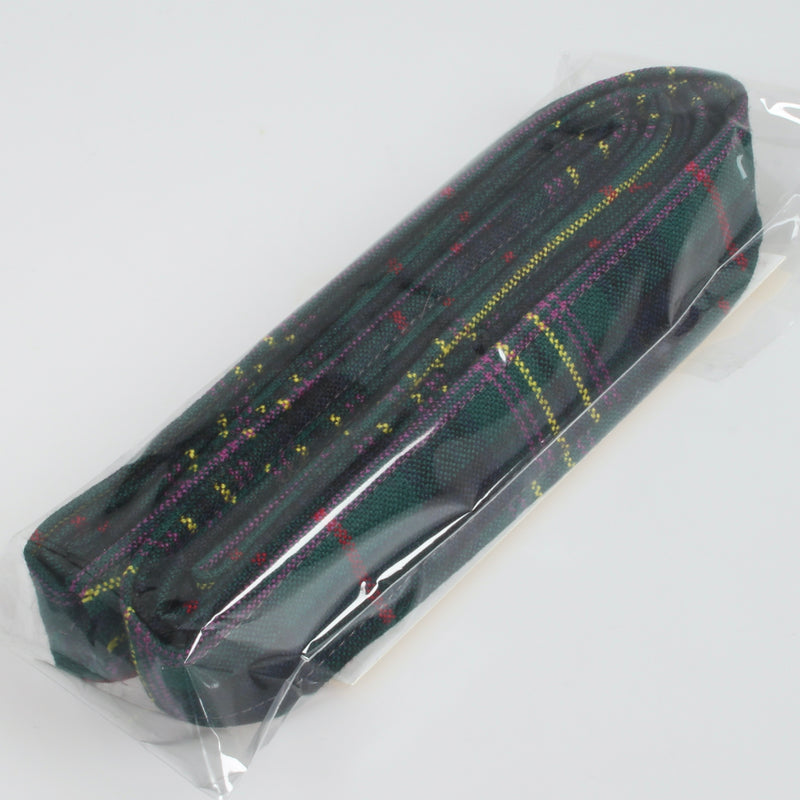 String Ribbon Wool Wool Strip Ribbon in Modern Tartan