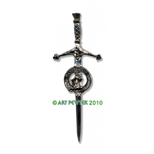 Clan Crest Pewter Kilt Pin with Montgomery Crest