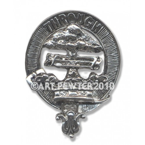 Hamilton Clan Crest Badge in Pewter