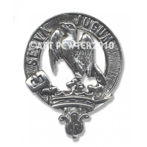 Hay Clan Crest Badge in Pewter