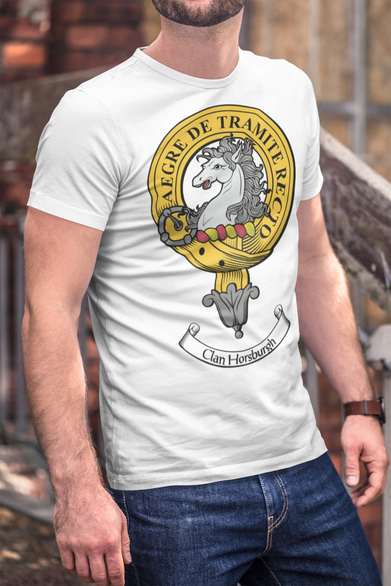 Horsburgh Clan Crest Gents T Shirt