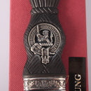Elegant presentation box for the Young Clan Crest Sgian Dubh - Stone Top, perfect for gifting.