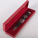 Cathcart Clan Crest Sgian Dubh with stunning gold foil backed stone top, handcrafted in Scotland.