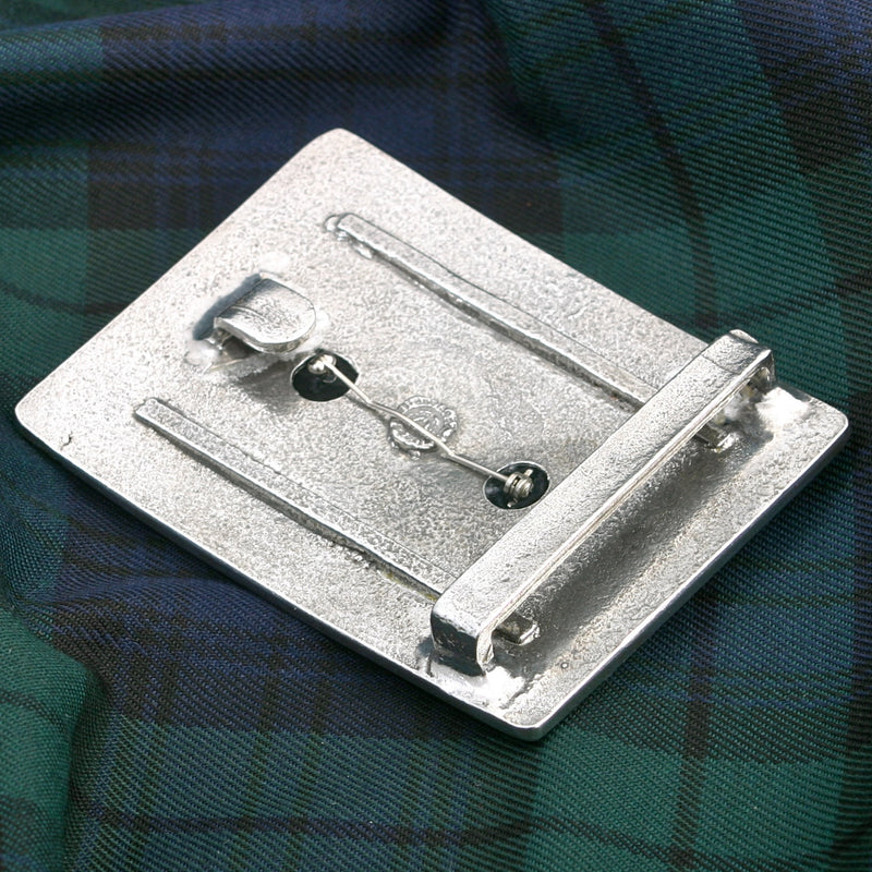 MacBain Pewter Clan Crest Buckle For Kilt Belts