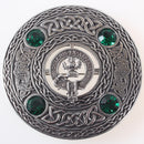 Ferguson Clan Crest Pewter Plaid Brooch