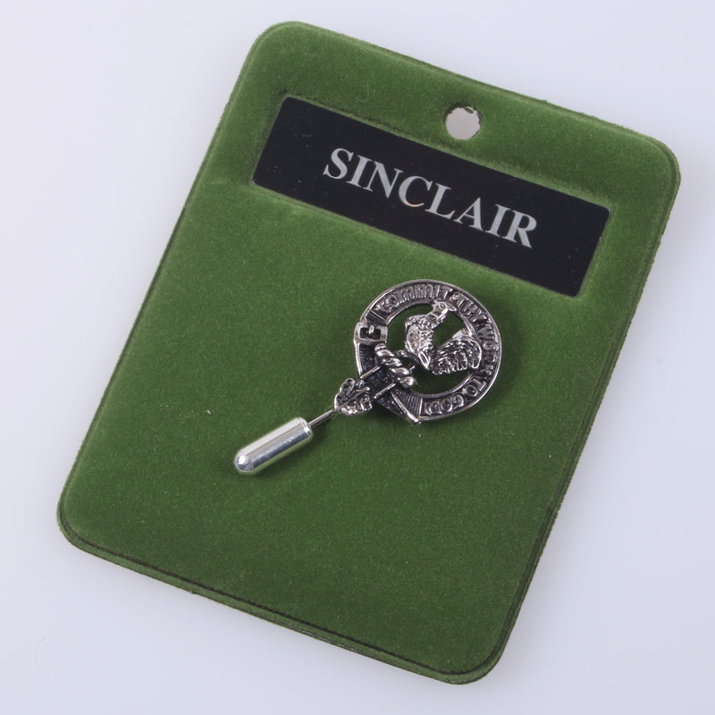 Sinclair Clan Crest Pewter Tie Pin