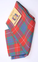 Wool Scarf in Fraser Red Ancient Tartan by Ingles Buchan - A stylish and comfortable 100% pure wool scarf featuring a vibrant tartan design, perfect for any occasion.