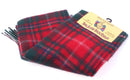 Lambswool Scarf in MacDougall Modern Tartan, showcasing the vibrant colors and soft texture that make it a cozy, elegant accessory.