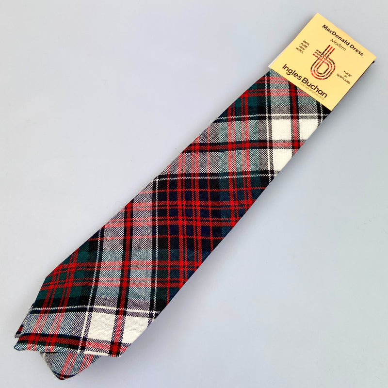 Pure Wool Tie in MacDonald Dress Modern Tartan.