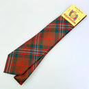 Pure Wool Tie in Scott Brown Modern Tartan