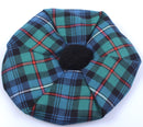 Luxury Unisex Wool Tam in Robertson Hunting Ancient Tartan by Lochcarron, showcasing the traditional tartan design and made from 10oz pure new wool for warmth and comfort.