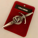 Clan Crest Pewter Kilt Pin with Chalmers Crest
