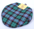 Pure Wool Golf Cap in Hunter Ancient Tartan, stylish and versatile headwear made from 100% pure new wool, perfect for golfing or everyday use.