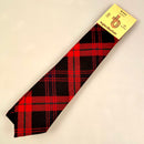 Brown Modern Tartan Tie showcasing its classic design and high-quality pure new wool material.