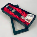 Ross Clan Crest Stone Top Thistle Design Sgian Dubh